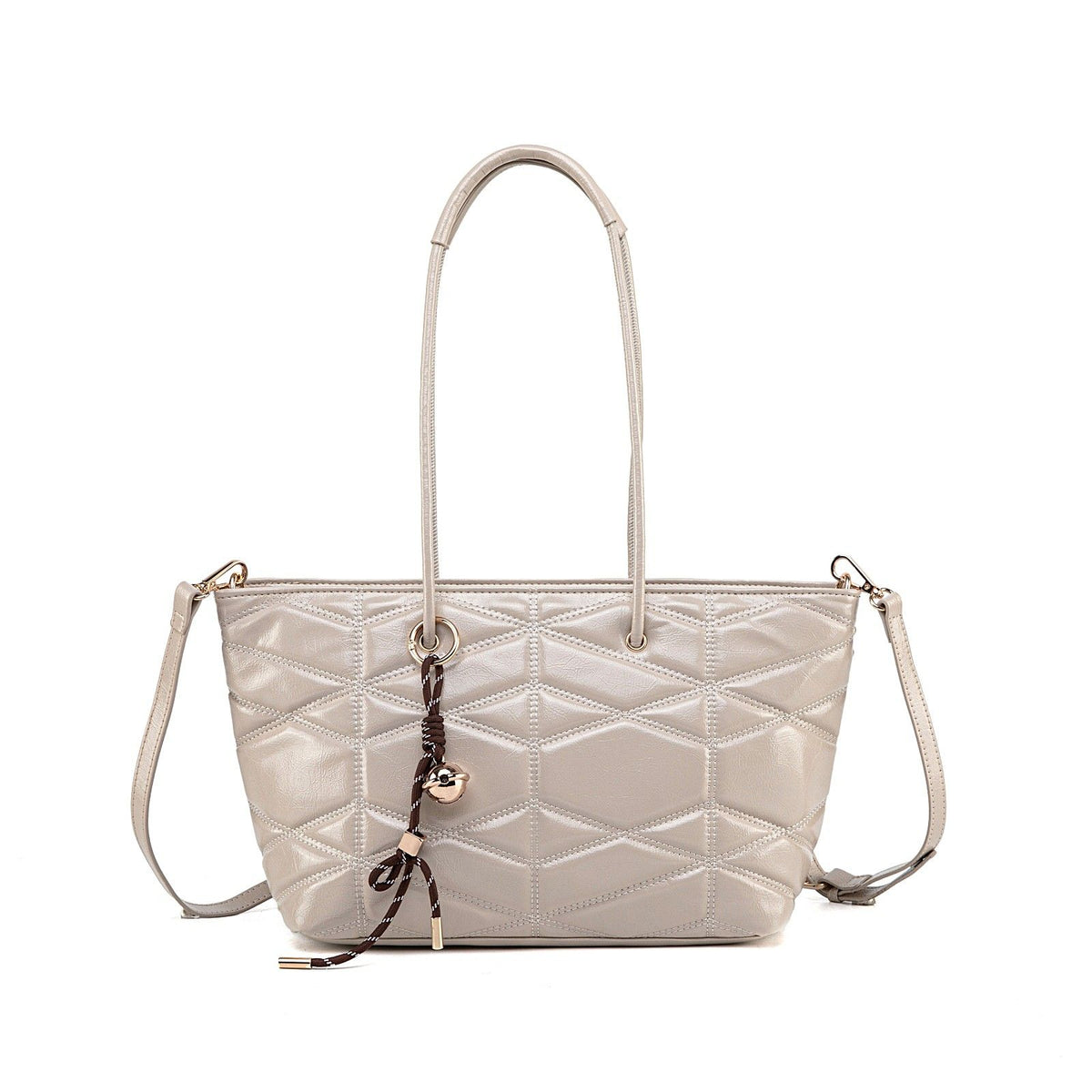 MKF Collection Karen faux leather Tote Bag - Taupe