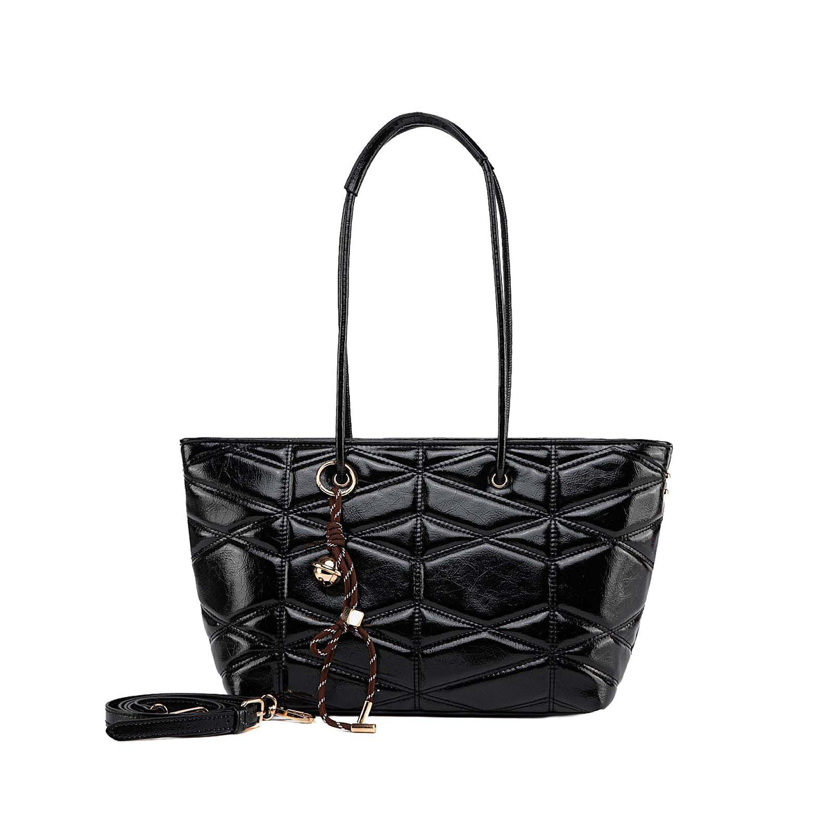 MKF Collection Karen faux leather Tote Bag - Black