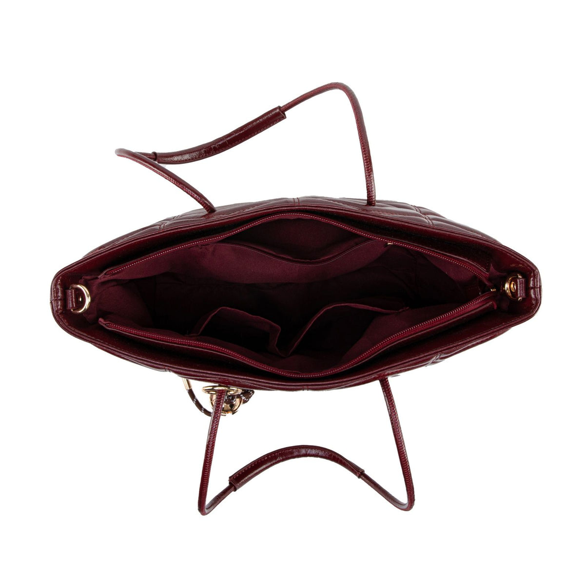 MKF Collection Karen faux leather Tote Bag - Wine
