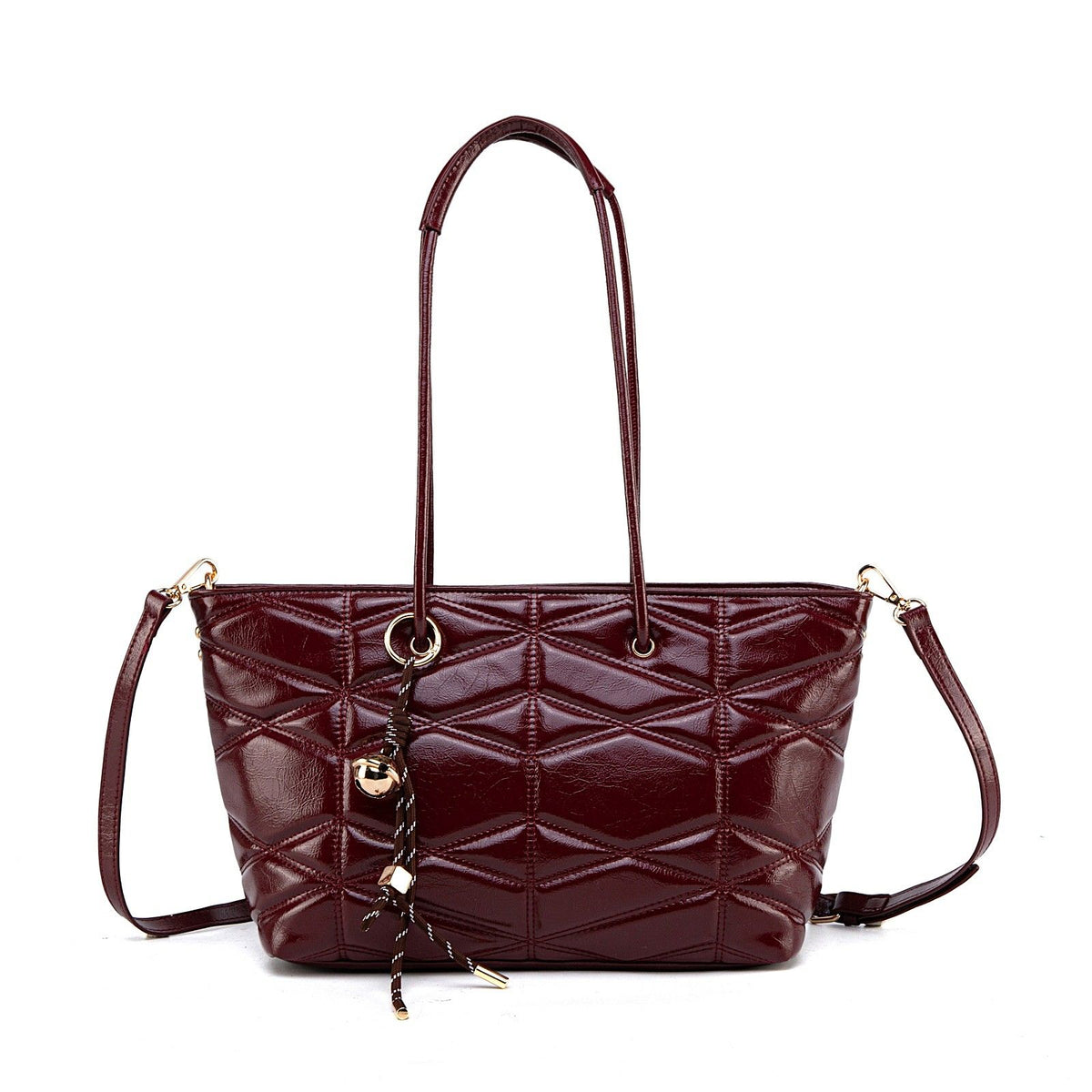 MKF Collection Karen faux leather Tote Bag - Wine