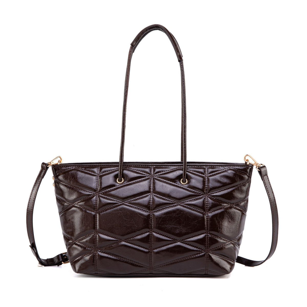 MKF Collection Karen faux leather Tote Bag - Coffee