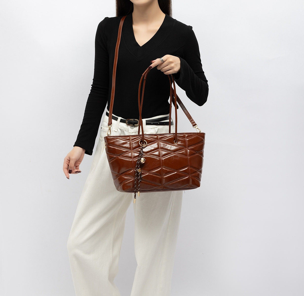 MKF Collection Karen faux leather Tote Bag - Brown