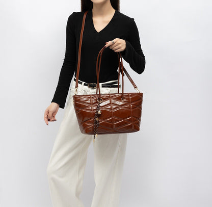 MKF Collection Karen faux leather Tote Bag - Brown