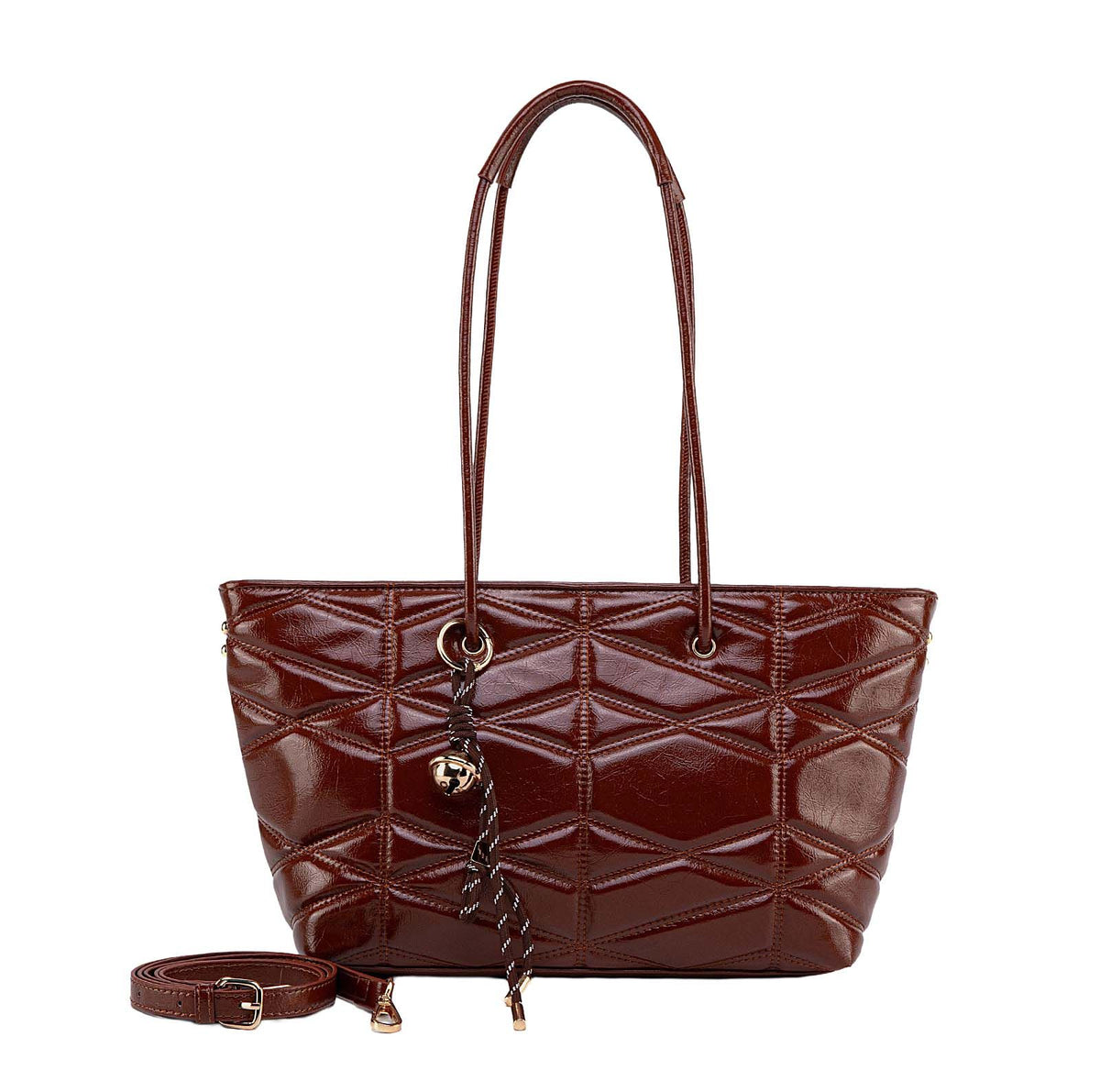 MKF Collection Karen faux leather Tote Bag - Brown