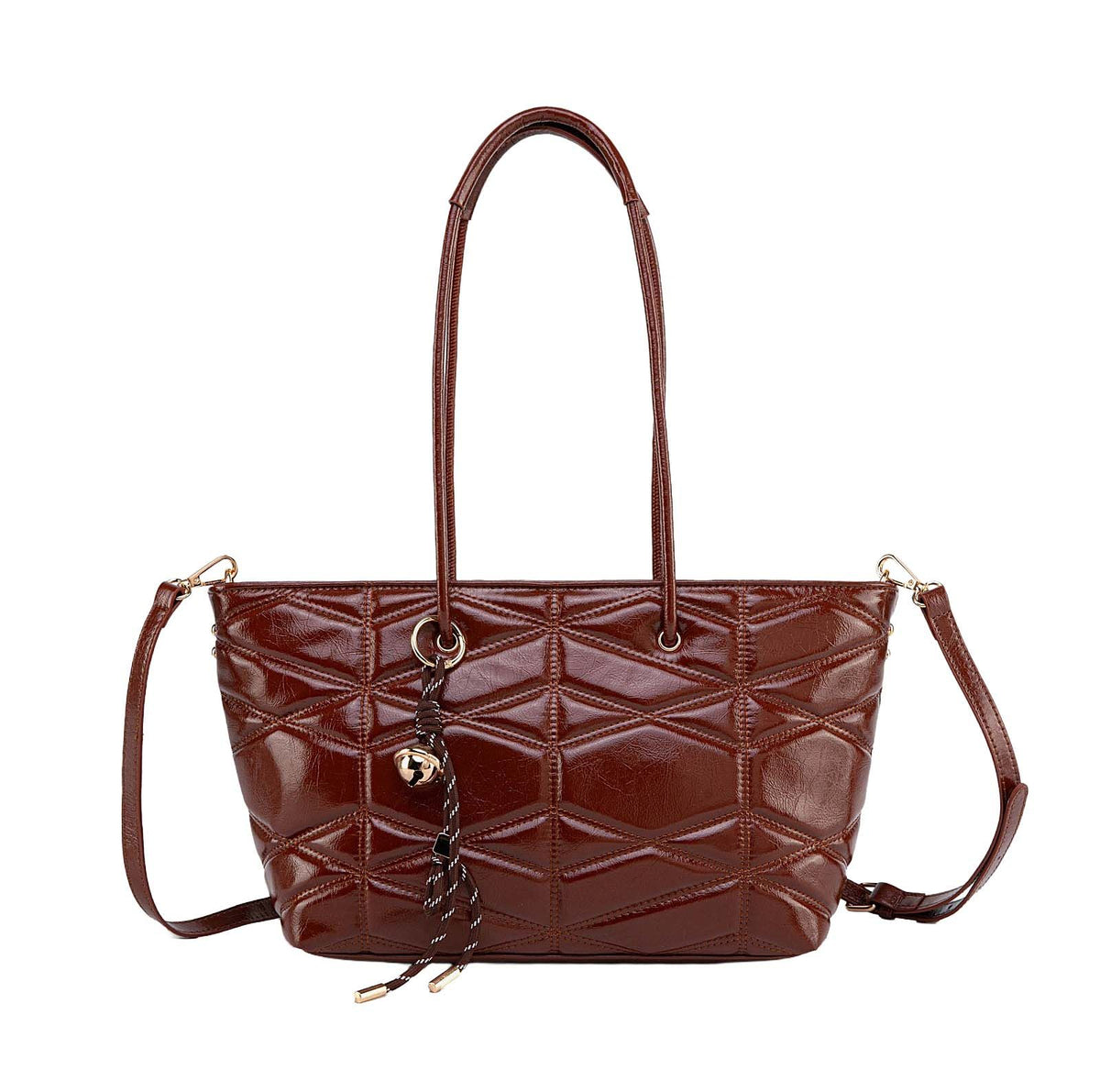 MKF Collection Karen faux leather Tote Bag - Brown