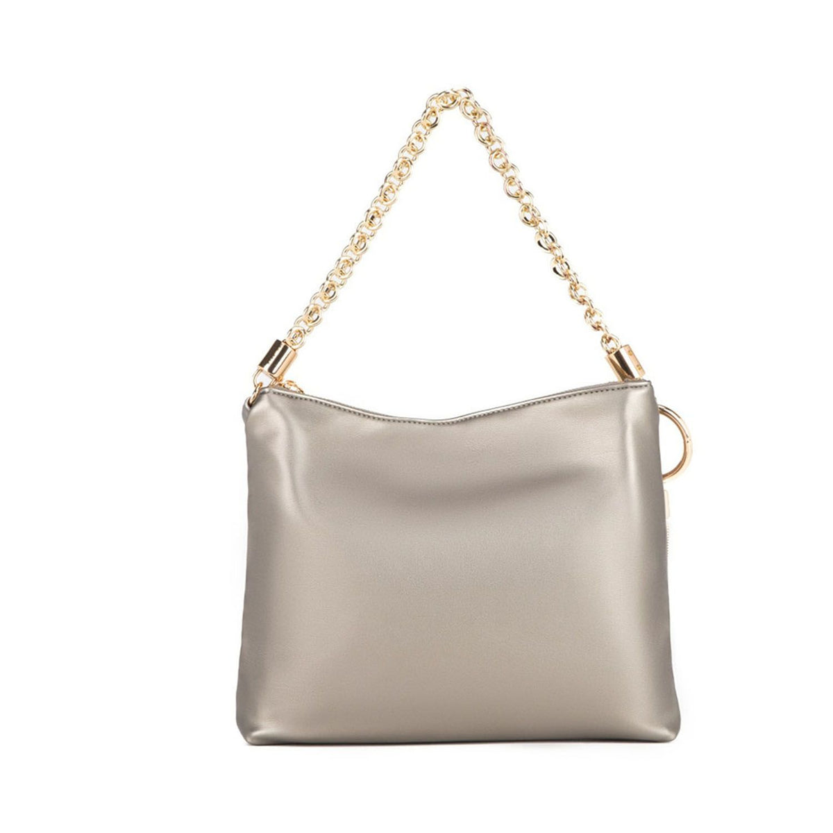 MKF Collection Brigitte Women's Shoulder Bag Functional Purse - Pewter