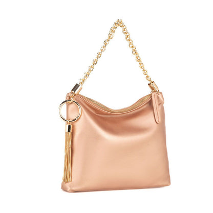 MKF Collection Brigitte Women's Shoulder Bag Functional Purse - Rose Gold
