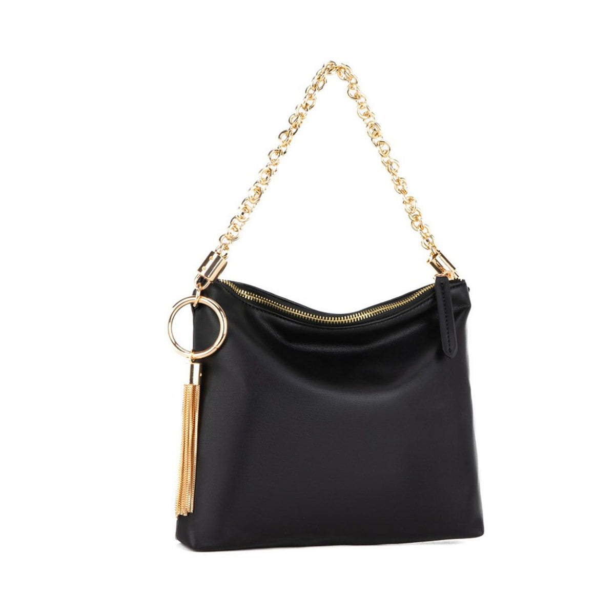 MKF Collection Brigitte Women's Shoulder Bag Functional Purse - Black