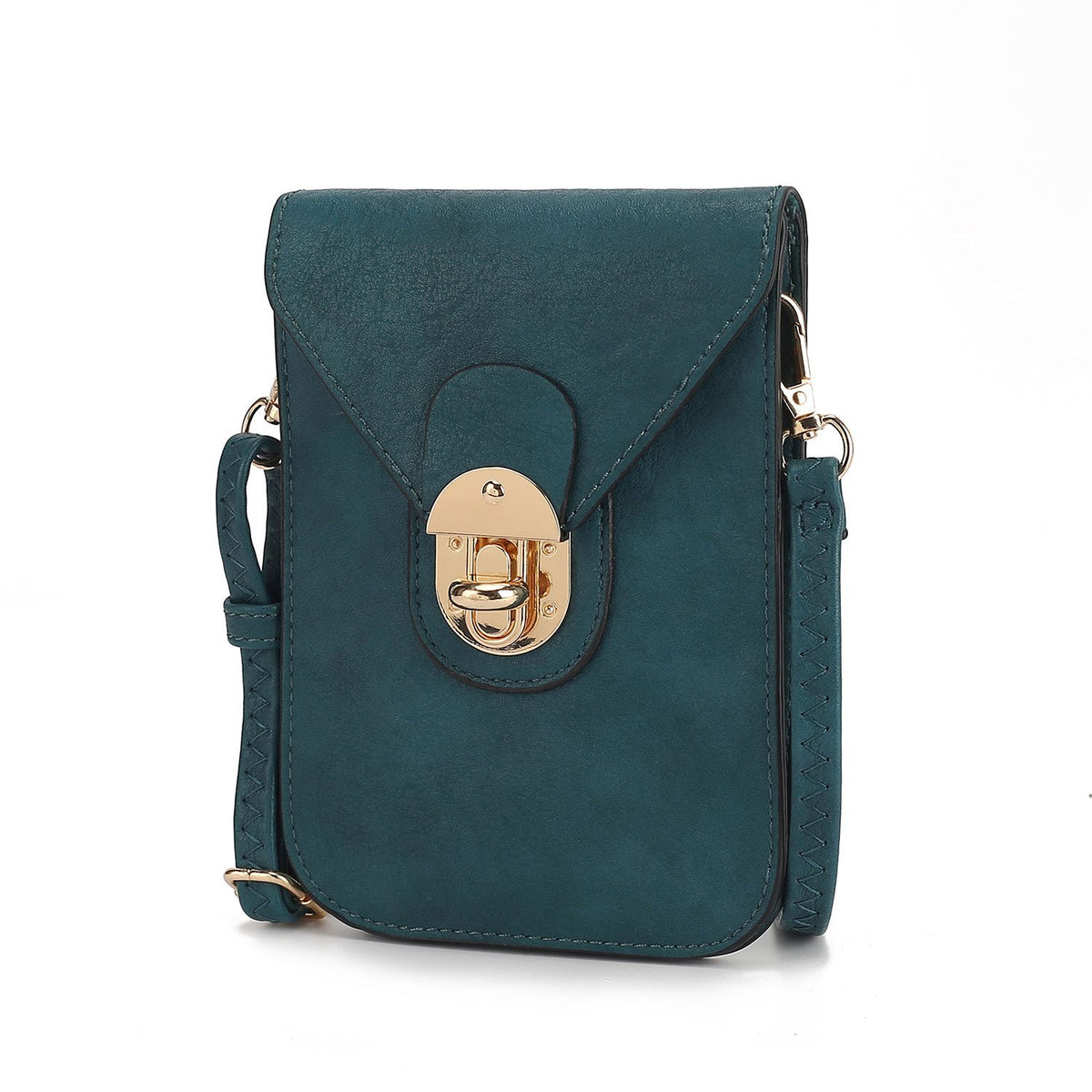 MKF Collection Kianna Medium Phone Crossbody Handbag - Teal