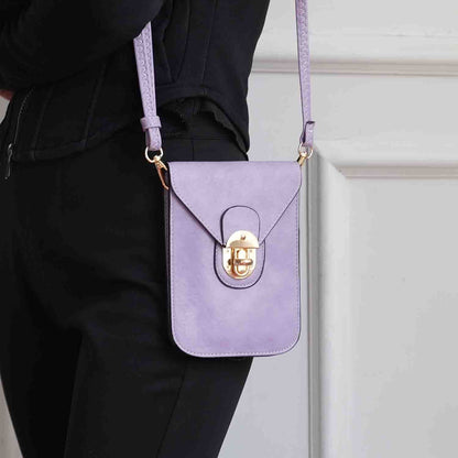 MKF Collection Kianna Medium Phone Crossbody Handbag - Lavender