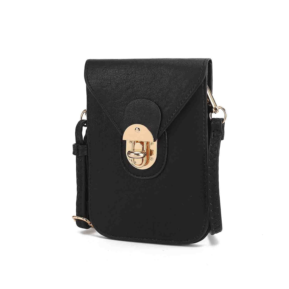 MKF Collection Kianna Medium Phone Crossbody Handbag - Black