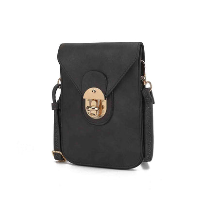 MKF Collection Kianna Medium Phone Crossbody Handbag - Charcoal