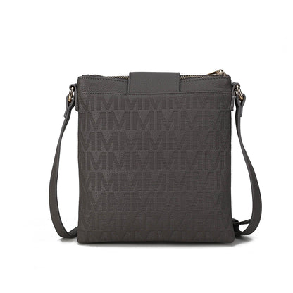 MKF Collection Marietta M Signature Womens Handbag Crossbody Bag - Light Blue