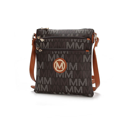 MKF Collection Lemuel M Signature Crossbody - Brown