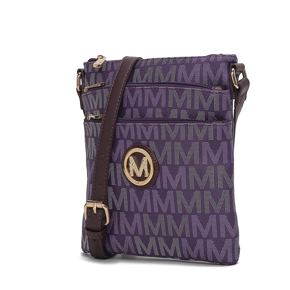 MKF Collection Lemuel M Signature Crossbody - Purple