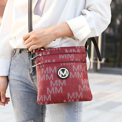 MKF Collection Lemuel M Signature Crossbody - Black