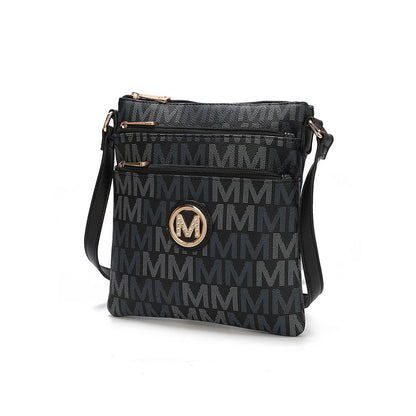 MKF Collection Lemuel M Signature Crossbody - Black