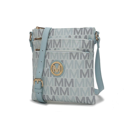 MKF Collection Lemuel M Signature Crossbody - Light Blue